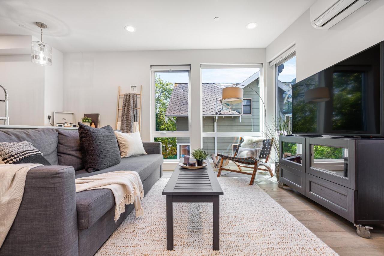 Rooftop Patio With Waterview, Private Garden & Grill 3Br 3Ba- Modern Cityscape Seattle Exteriér fotografie