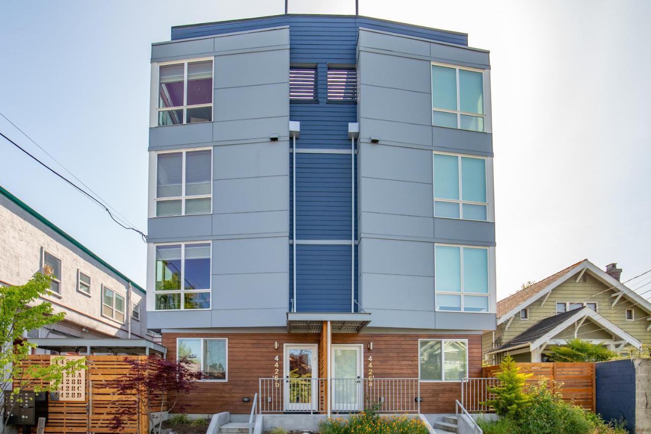 Rooftop Patio With Waterview, Private Garden & Grill 3Br 3Ba- Modern Cityscape Seattle Exteriér fotografie